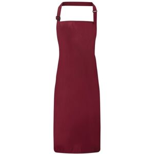 (One Size, Burgundy) Premier Waterproof Bib Apron (One Size, Burgundy) Premier Waterproof Bib Apron
