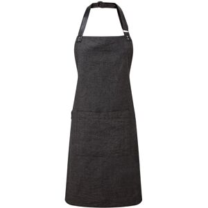 (One Size, Black) Premier Adults Unisex Annex Bib Apron (One Size, Black) Premier Adults Unisex Annex Bib Apron