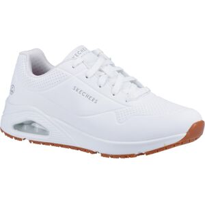 (6 UK, White) Skechers Womens/Ladies Uno SR Work Relaxed Fit Safety Shoes (6 UK, White) Skechers Womens/Ladies Uno SR Work Relaxed Fit Safety Shoes