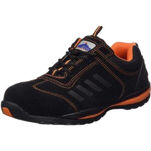 (6.5 UK, Black/Orange) Portwest Mens Steelite Lusum S1P HRO Suede Safety Shoes (6.5 UK, Black/Orange) Portwest Mens Steelite Lusum S1P HRO Suede Safety Shoes