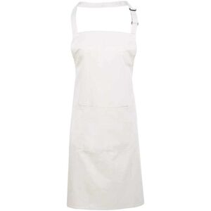 (One Size, White) Premier Unisex Adult Colours Pocket Full Apron (One Size, White) Premier Unisex Adult Colours Pocket Full Apron