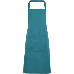 (One Size, Teal) Premier Unisex Adult Colours Pocket Full Apron (One Size, Teal) Premier Unisex Adult Colours Pocket Full Apron