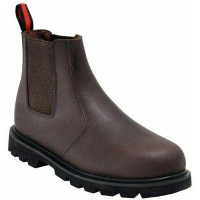 Ruby (12, BROWN) Blackrock Dealer Steel Toe Cap Protective Safety Slip On Boots Ruby (12, BROWN) Blackrock Dealer Steel Toe Cap Protective Safety Slip On Boots