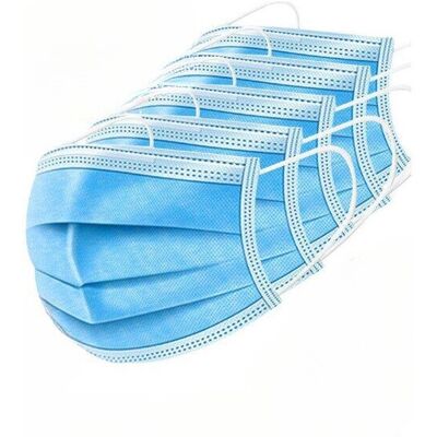 3M (50pcs) 50-Pack Triple Layer Protective Masks 3ply Disposable Face Masks 3M (50pcs) 50-Pack Triple Layer Protective Masks 3ply Disposable Face Masks