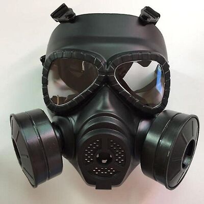 Unbranded Respirator Tactical Black Gas Mask - Military Style Face Protective Mask - Outdo Unbranded Respirator Tactical Black Gas Mask - Military Style Face Protective Mask - Outdo