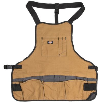 Dickies 16-Pocket Workshop Bib Apron, Durable Canvas Construction, Reinforced Ed Dickies 16-Pocket Workshop Bib Apron, Durable Canvas Construction, Reinforced Ed