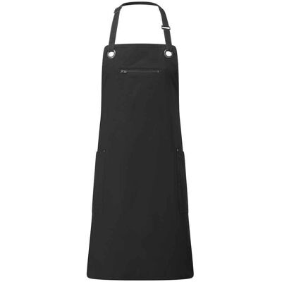 (One Size, Black/Charcoal) Premier Barley Recycled Full Apron (One Size, Black/Charcoal) Premier Barley Recycled Full Apron