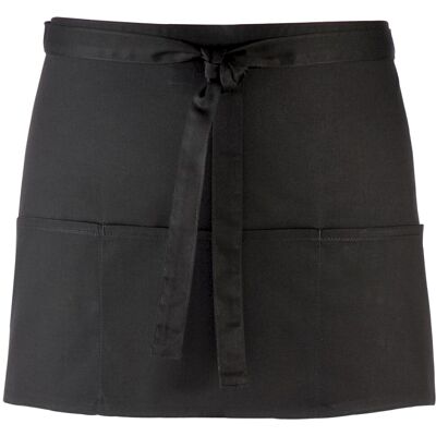 Premier Black Ladies 3 Pocket Apron - Apron Premier Black Ladies 3 Pocket Apron - Apron