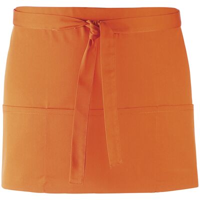 Premier Orange Ladies 3 Pocket Apron - Apron Premier Orange Ladies 3 Pocket Apron - Apron