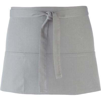 Premier Silver Ladies/Womens 3 Pocket Apron - Apron Premier Silver Ladies/Womens 3 Pocket Apron - Apron
