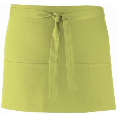 Premier Ladies/Womens Colours 3 Pocket Apron - Lime - Apron Premier Ladies/Womens Colours 3 Pocket Apron - Lime - Apron