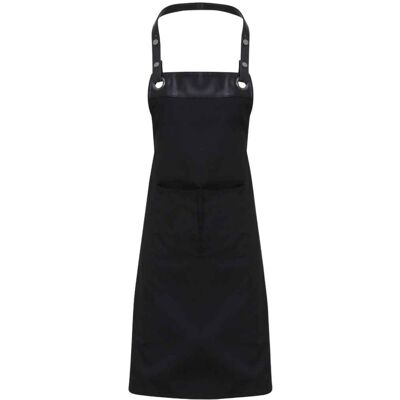 (One Size, Black) Premier Espresso Bib Apron (One Size, Black) Premier Espresso Bib Apron