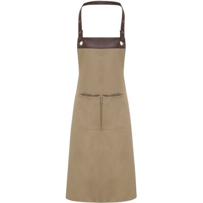 Premier Espresso - Khaki/Brown Denim - Apron Premier Espresso - Khaki/Brown Denim - Apron