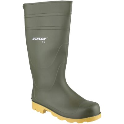 Dunlop Men's Unisex Wellies - Green Size 12 - Wellies Dunlop Men's Unisex Wellies - Green Size 12 - Wellies