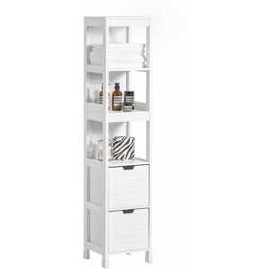 SoBuy® FRG126-W, Floor Standing Tall Bathroom Storage Cabinet, H144cm SoBuy® FRG126-W, Floor Standing Tall Bathroom Storage Cabinet, H144cm