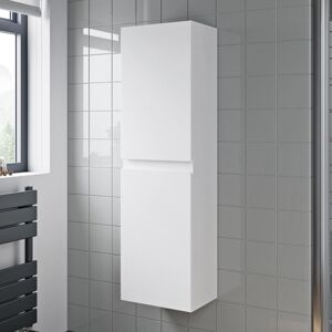 Unbranded Bathroom Cabinet Flat Pack Gloss White Wall Hung Tall 350 x 250mm Unbranded Bathroom Cabinet Flat Pack Gloss White Wall Hung Tall 350 x 250mm