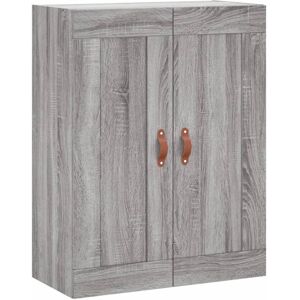 (grey sonoma) vidaXL Wall Mounted Cabinet Bathroom Cabinet High Gloss White Engi (grey sonoma) vidaXL Wall Mounted Cabinet Bathroom Cabinet High Gloss White Engi