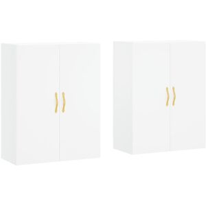 vidaXL Wall Mounted Cabinets Bathroom Cabinet Cupboard Cabinet 2 pcs White vidaXL Wall Mounted Cabinets Bathroom Cabinet Cupboard Cabinet 2 pcs White