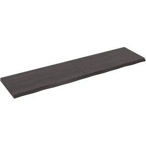 vidaXL Dark Grey Oak Bathroom Vanity Top - Countertop 160x40cm vidaXL Dark Grey Oak Bathroom Vanity Top - Countertop 160x40cm