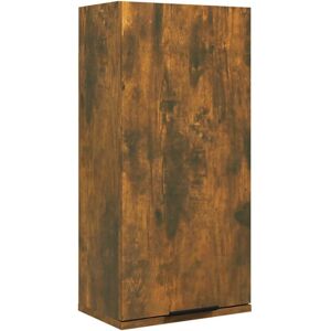 (Smoked oak) vidaXL Wall-mounted Bathroom Cabinet Storage Cupboard Vanity Unit W (Smoked oak) vidaXL Wall-mounted Bathroom Cabinet Storage Cupboard Vanity Unit W