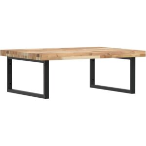 vidaXL Basin Shelf Wall Mounted Bathroom Countertop Steel & Solid Wood Acacia vidaXL Basin Shelf Wall Mounted Bathroom Countertop Steel & Solid Wood Acacia