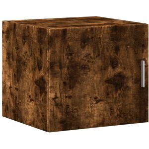 vidaXL Wall Cabinet Smoked Oak - Wall Hanging Bathroom Storage vidaXL Wall Cabinet Smoked Oak - Wall Hanging Bathroom Storage