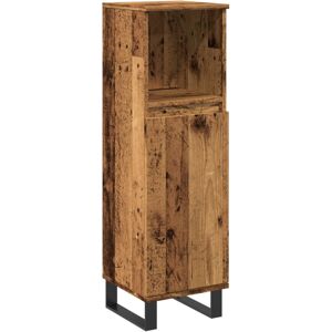 (old wood) vidaXL Bathroom Cabinet Sink Cupboard Vanity Unit Engineered Wood (old wood) vidaXL Bathroom Cabinet Sink Cupboard Vanity Unit Engineered Wood