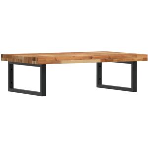 vidaXL Basin Shelf Wall Mounted Bathroom Countertop Steel & Solid Wood Acacia vidaXL Basin Shelf Wall Mounted Bathroom Countertop Steel & Solid Wood Acacia