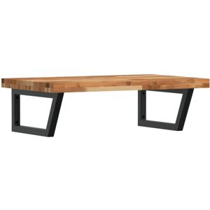 vidaXL Basin Shelf Wall Mounted Bathroom Countertop Steel & Solid Wood Acacia vidaXL Basin Shelf Wall Mounted Bathroom Countertop Steel & Solid Wood Acacia