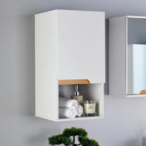 Home Source (Wall White - 1 Door) Bathroom Floor / Wall Mounted Cabinet Vanity Unit Home Source (Wall White - 1 Door) Bathroom Floor / Wall Mounted Cabinet Vanity Unit