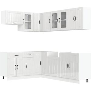 (high gloss white) vidaXL Kitchen Cabinet Set 11 Piece Cupboard Storage Cabinet (high gloss white) vidaXL Kitchen Cabinet Set 11 Piece Cupboard Storage Cabinet