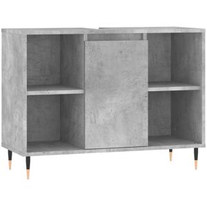 (concrete grey) vidaXL Bathroom Cabinet Vanity Unit Storage Cabinet Cupboard Eng (concrete grey) vidaXL Bathroom Cabinet Vanity Unit Storage Cabinet Cupboard Eng