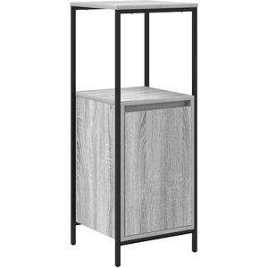 vidaXL Bathroom Cabinet with Shelves Grey Sonoma 36x35x95 cm vidaXL Bathroom Cabinet with Shelves Grey Sonoma 36x35x95 cm