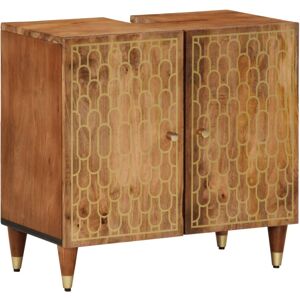 (honey brown) vidaXL Bathroom Sink Cabinet Storage Cupboard Vanity Unit Solid Wo (honey brown) vidaXL Bathroom Sink Cabinet Storage Cupboard Vanity Unit Solid Wo