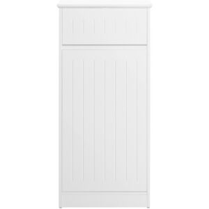 SoBuy White Laundry Cabinet with Basket & Drawer, 40cm SoBuy White Laundry Cabinet with Basket & Drawer, 40cm
