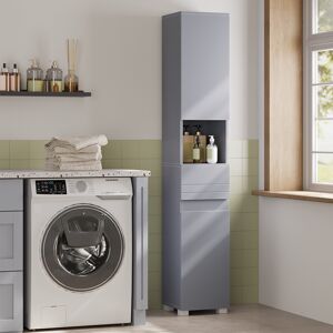 VASAGLE (Mystic Grey) Tall Bathroom Cabinet, Slim Storage Cabinet, Narrow Cupboard, Bath VASAGLE (Mystic Grey) Tall Bathroom Cabinet, Slim Storage Cabinet, Narrow Cupboard, Bath