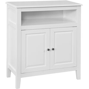 SoBuy White Bathroom Storage Cabinet Adjustable Shelf SoBuy White Bathroom Storage Cabinet Adjustable Shelf