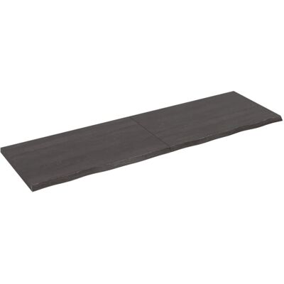 vidaXL Solid Oak Bathroom Countertop 200x60cm - Bathroom Countertop vidaXL Solid Oak Bathroom Countertop 200x60cm - Bathroom Countertop
