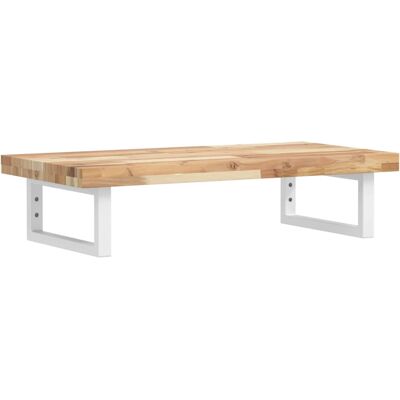 Vidaxl Wall-mounted Bathroom Shelf - Acacia Wood & Steel Vidaxl Wall-mounted Bathroom Shelf - Acacia Wood & Steel