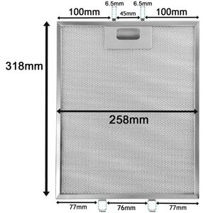 SPARES2GO Metal Mesh Filter for Cooke & Lewis / B&Q / CATA Cooker Hood Extractor Fan Vent SPARES2GO Metal Mesh Filter for Cooke & Lewis / B&Q / CATA Cooker Hood Extractor Fan Vent