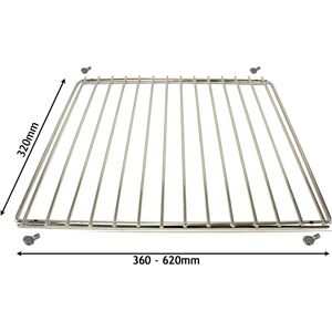 SPARES2GO Adjustable Extendable Shelf for Indesit Oven Cooker (320 x 360-620mm) SPARES2GO Adjustable Extendable Shelf for Indesit Oven Cooker (320 x 360-620mm)