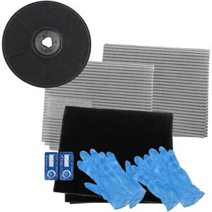 SPARES2GO Carbon Charcoal + Grease Filter Kit for MOFFAT Cooker Hood / Extractor Vent EFF5 SPARES2GO Carbon Charcoal + Grease Filter Kit for MOFFAT Cooker Hood / Extractor Vent EFF5