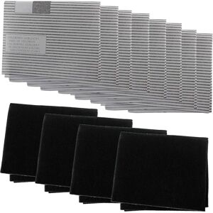 SPARES2GO Cooker Hood Filter Kit for NEFF Vent Extractor Fan (8 x Grease + 4 x Carbon Filt SPARES2GO Cooker Hood Filter Kit for NEFF Vent Extractor Fan (8 x Grease + 4 x Carbon Filt