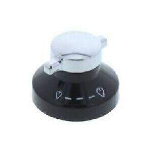 Genuine New World 444440036 600SIDLM Black Silver Knob Gas Oven Cooker Hob Genuine New World 444440036 600SIDLM Black Silver Knob Gas Oven Cooker Hob