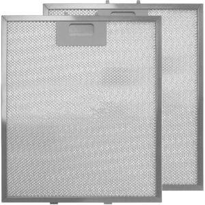 SPARES2GO UNIVERSAL Cooker Hood Filter Extractor Vent Fan Metal Mesh 305 x 267mm x 2 SPARES2GO UNIVERSAL Cooker Hood Filter Extractor Vent Fan Metal Mesh 305 x 267mm x 2