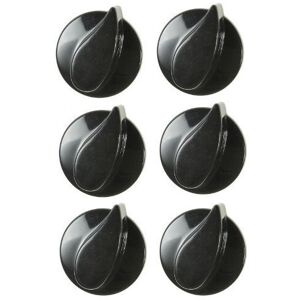 Belling Oven Cooker Hob Gas Flame Control Knobs (Black, Pack of 6) Belling Oven Cooker Hob Gas Flame Control Knobs (Black, Pack of 6)
