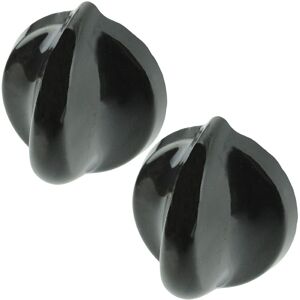Belling Genuine Temperature Control Knob for Oven Cooker Hob (Black) (Pack of 2) Belling Genuine Temperature Control Knob for Oven Cooker Hob (Black) (Pack of 2)