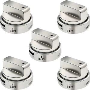 Unbranded (silvery) Oven Stove Knob Replacement Part for AEZ73453509, Silver, 5.3cm Unbranded (silvery) Oven Stove Knob Replacement Part for AEZ73453509, Silver, 5.3cm