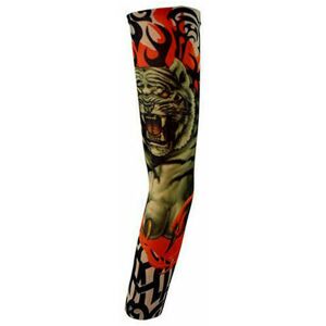Unbranded (Tiger & Flame) Tattoo Sleeves Mens Women Nylon Temporary Fake Tatoo Full Arm Sl Unbranded (Tiger & Flame) Tattoo Sleeves Mens Women Nylon Temporary Fake Tatoo Full Arm Sl