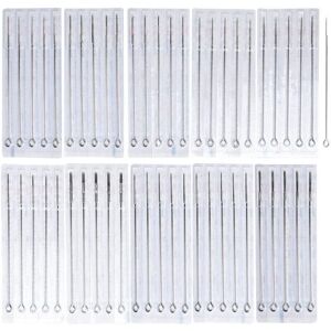 nuoshen 50PCS Mixed Tattoo Needles Set,Stainless Steel Piercing Needles 3R 5RL 7 nuoshen 50PCS Mixed Tattoo Needles Set,Stainless Steel Piercing Needles 3R 5RL 7